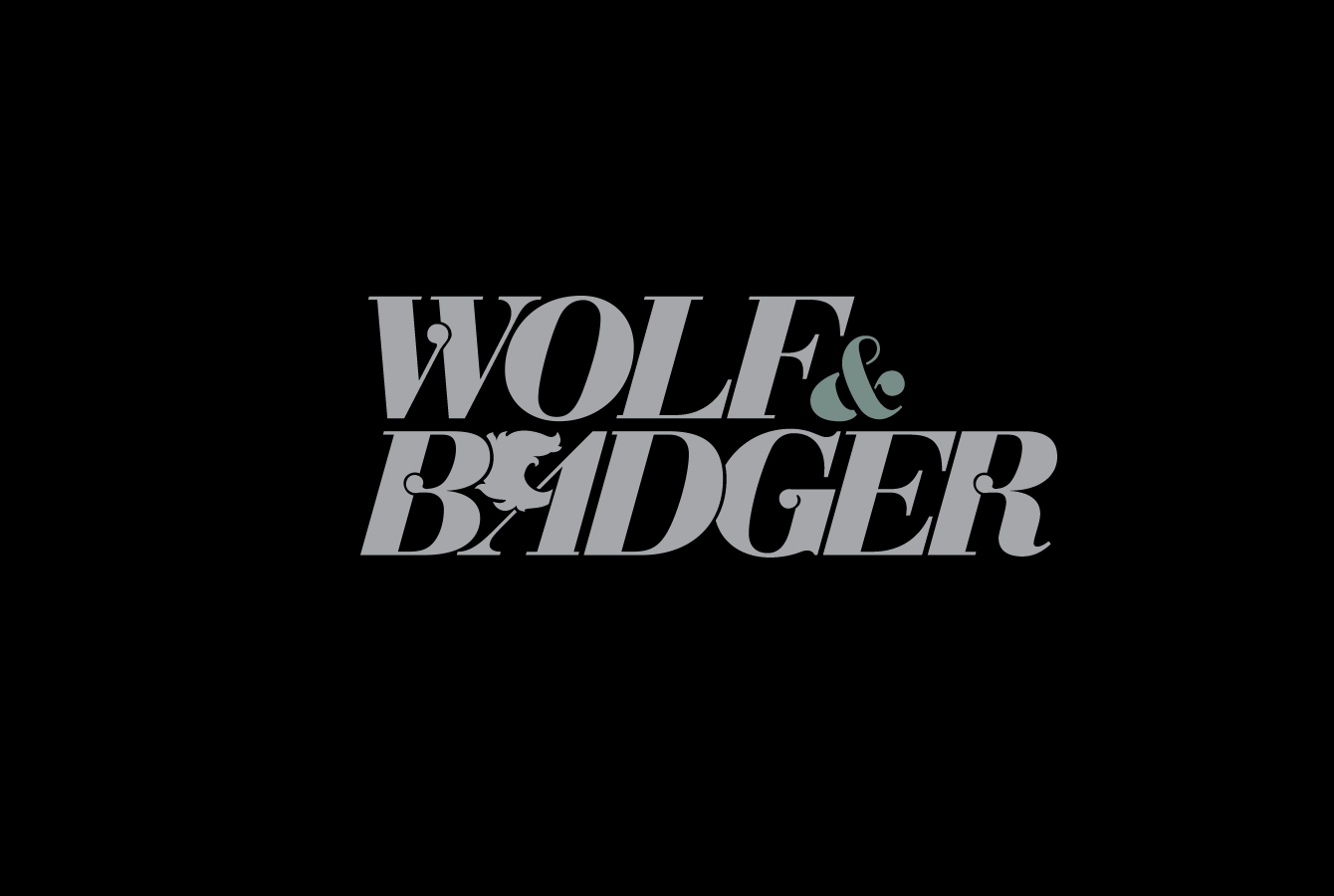 Wolf and Badger identity design