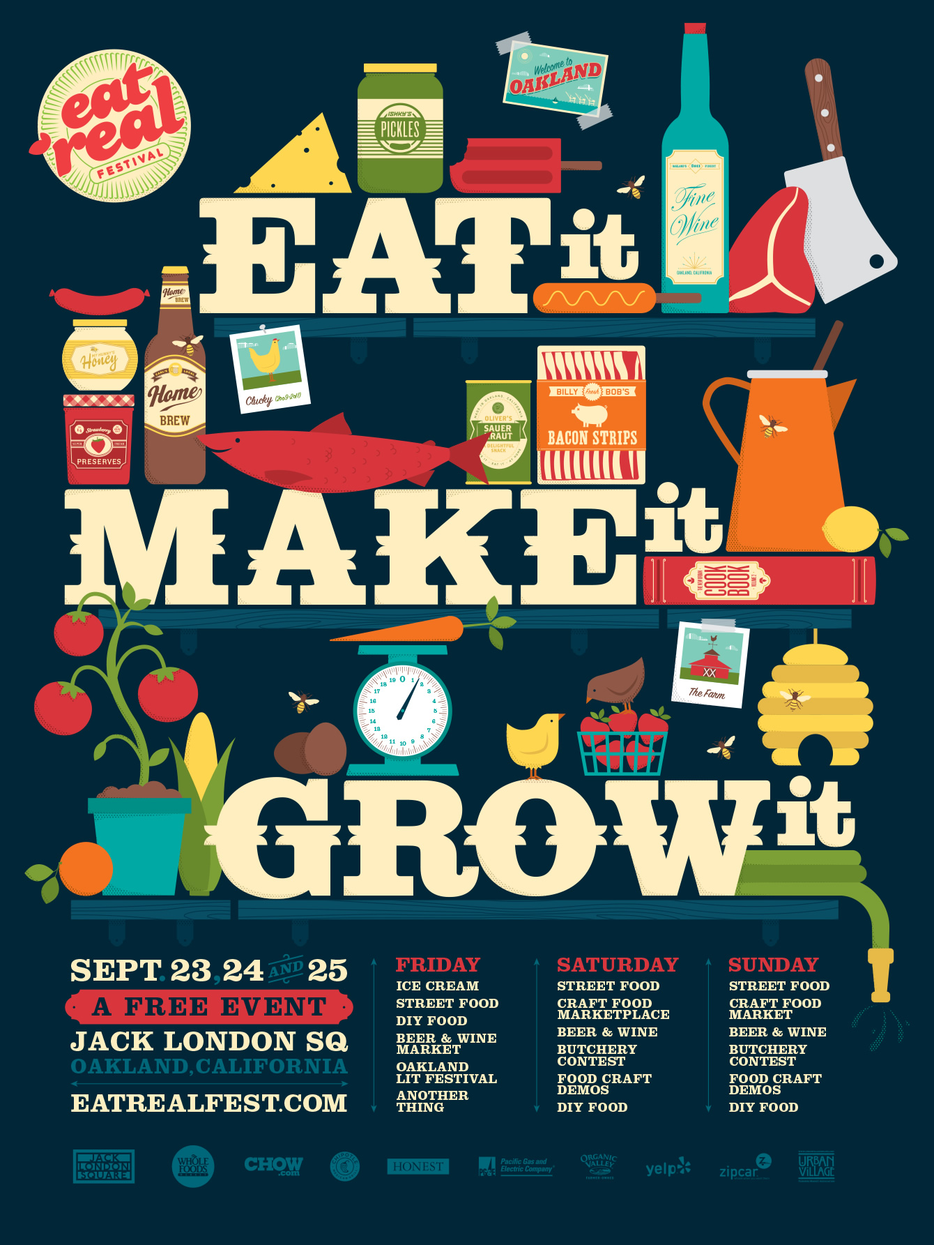Eat Real Festival promotional poster